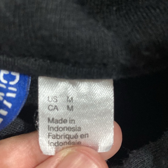 2/$20 Black Hoodie Flame Decal Size M - Picture 8 of 9